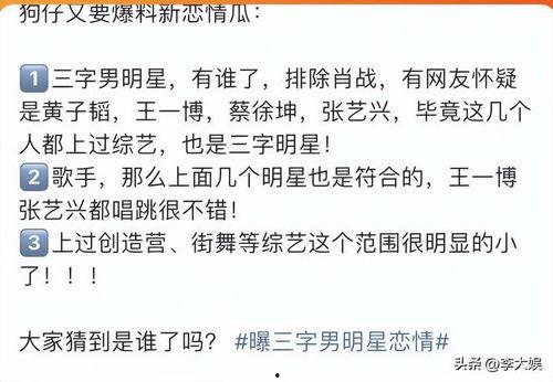 最新爆料三字男星图片,颜值与实力并存引热议